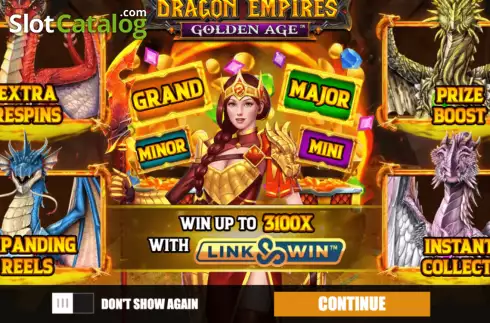 Οθόνη2. Dragon Empires Golden Age Κουλοχέρης 