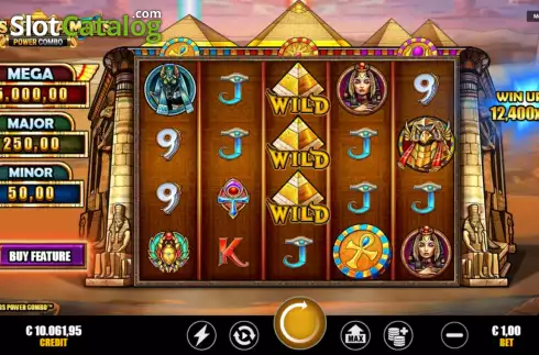 Οθόνη3. Gods & Pyramids Power Combo Κουλοχέρης