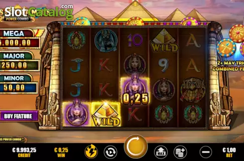 Οθόνη4. Gods & Pyramids Power Combo Κουλοχέρης