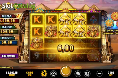 Οθόνη5. Gods & Pyramids Power Combo Κουλοχέρης