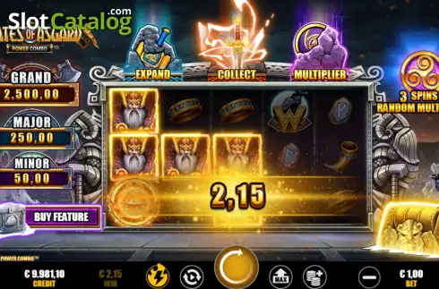 Οθόνη5. Gates of Asgard Power Combo Κουλοχέρης 