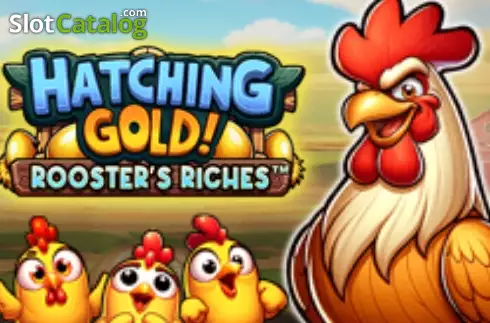 Hatching Gold! Rooster's Riches Λογότυπο Hatching Gold! Rooster's Riches Λογότυπο