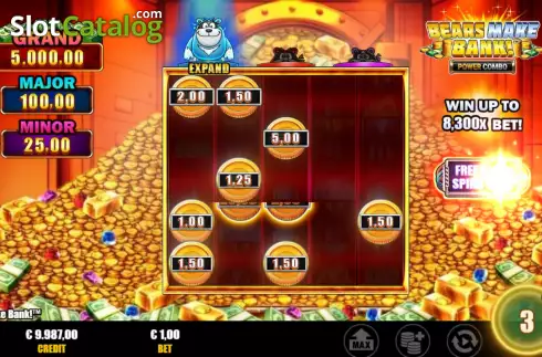 Οθόνη9. Bears Make Bank! Power Combo Κουλοχέρης 