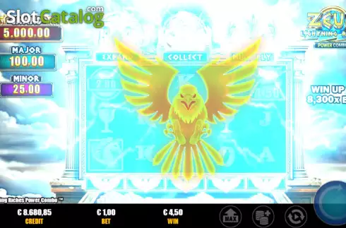 Οθόνη6. Zeus Lightning Riches Power Combo Κουλοχέρης
