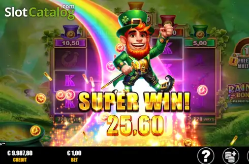 Οθόνη3. Rainbow Bonanza Paddy's Fortunes Κουλοχέρης