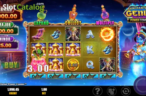 Οθόνη5. Enchanted Genie Power Combo Κουλοχέρης
