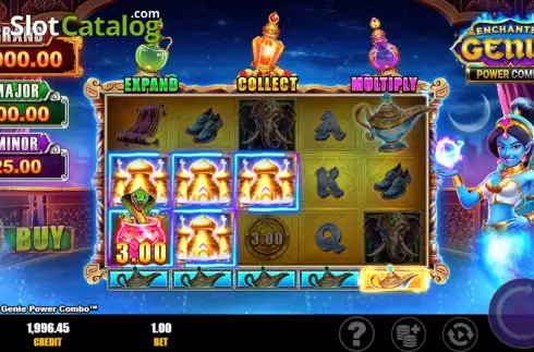 Οθόνη6. Enchanted Genie Power Combo Κουλοχέρης