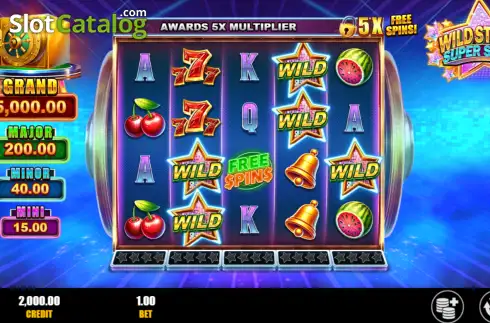 Οθόνη2. Wild Stacks Super Spins Κουλοχέρης 