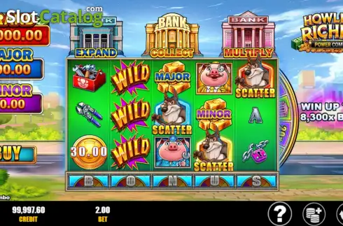 Οθόνη2. Howling Riches Power Combo Κουλοχέρης