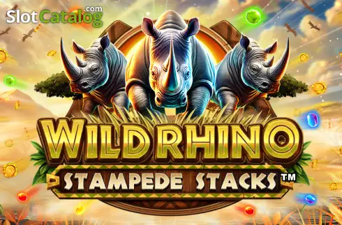 Wild Rhino Stampede Stacks Λογότυπο
