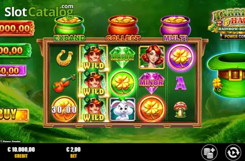 Οθόνη2. Harrigan & Hare Rainbow Bonanza Power Combo Κουλοχέρης 