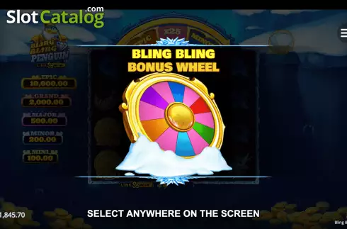 Οθόνη5. Bling Bling Penguin Κουλοχέρης 