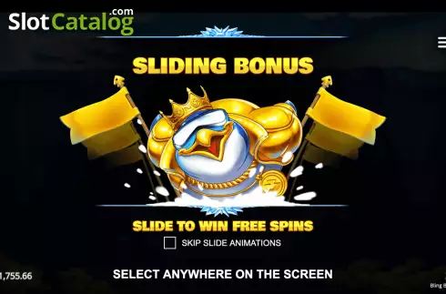 Οθόνη7. Bling Bling Penguin Κουλοχέρης 