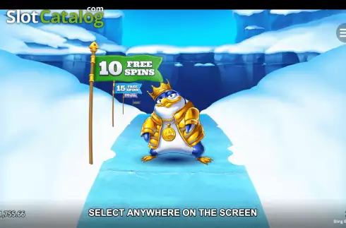 Οθόνη8. Bling Bling Penguin Κουλοχέρης 