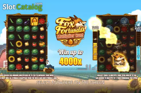 Οθόνη2. Fox Fortunata: Multiplier Hunt Κουλοχέρης
