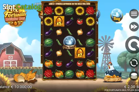 Οθόνη3. Fox Fortunata: Multiplier Hunt Κουλοχέρης