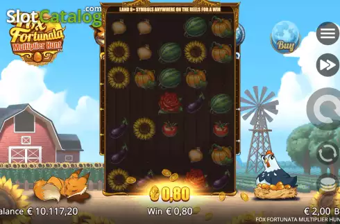 Οθόνη4. Fox Fortunata: Multiplier Hunt Κουλοχέρης