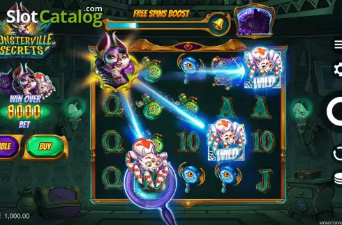 Οθόνη3. Monsterville Secrets Κουλοχέρης