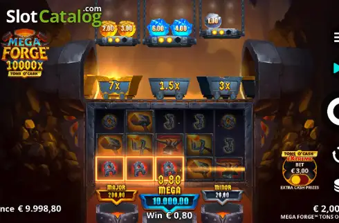 Οθόνη3. Mega Forge Tons O'Cash Κουλοχέρης