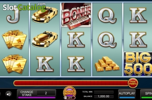 Οθόνη2. Big 500 Slot Κουλοχέρης