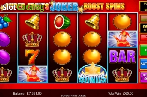 Οθόνη5. Super Fruits Joker Κουλοχέρης
