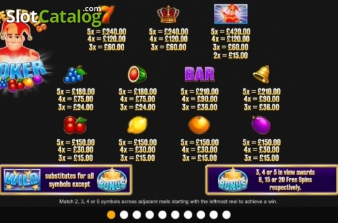 Οθόνη6. Super Fruits Joker Κουλοχέρης