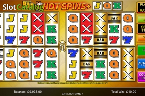 Οθόνη7. Bar-X Hot Spins+ Κουλοχέρης