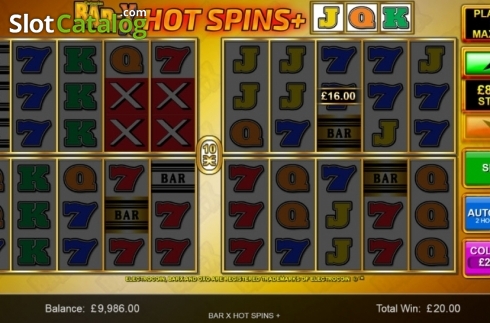 Οθόνη9. Bar-X Hot Spins+ Κουλοχέρης