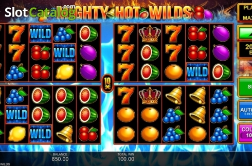 Οθόνη4. Mighty Hot Wilds Κουλοχέρης
