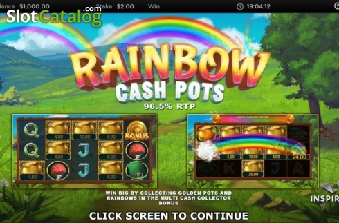 Οθόνη2. Rainbow Cash Pots Κουλοχέρης