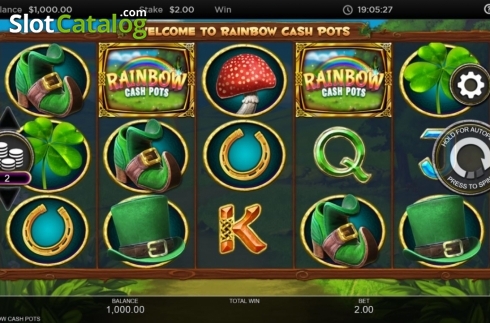 Οθόνη3. Rainbow Cash Pots Κουλοχέρης