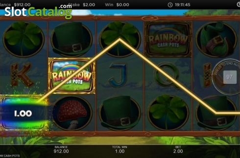 Οθόνη4. Rainbow Cash Pots Κουλοχέρης