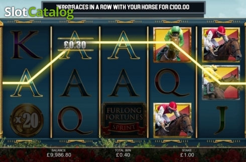 Οθόνη5. Furlong Fortunes Sprint Κουλοχέρης