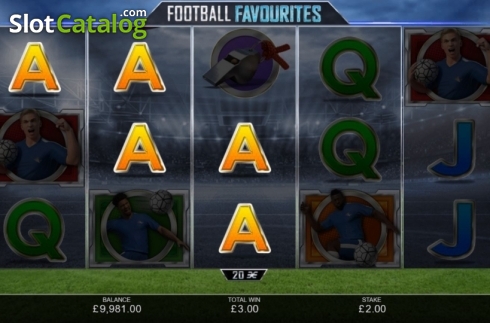 Οθόνη4. Football Favourites Κουλοχέρης 