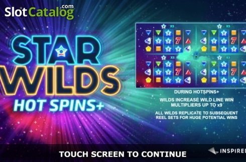 Οθόνη2. Star Wilds Hot Spins Κουλοχέρης