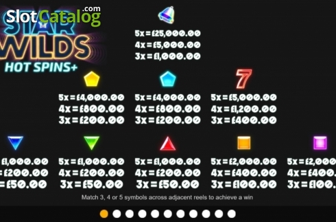 Οθόνη8. Star Wilds Hot Spins Κουλοχέρης