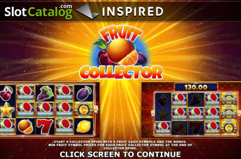 Οθόνη2. Fruit Collector (Inspired Gaming) Κουλοχέρης