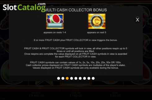 Οθόνη9. Fruit Collector (Inspired Gaming) Κουλοχέρης