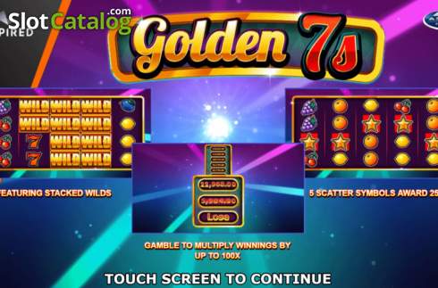 Οθόνη2. Golden 7s Κουλοχέρης