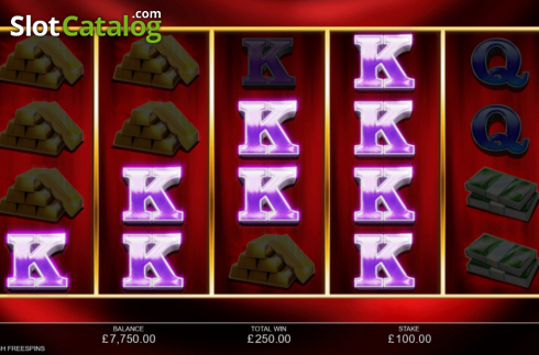 Οθόνη4. Gold Cash Free Spins Κουλοχέρης 