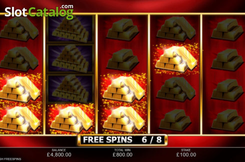 Οθόνη6. Gold Cash Free Spins Κουλοχέρης 