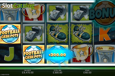 Οθόνη6. Football Cash Pots Κουλοχέρης