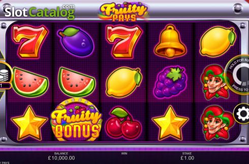 Οθόνη3. Fruity Pays Κουλοχέρης