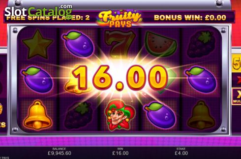 Οθόνη4. Fruity Pays Κουλοχέρης