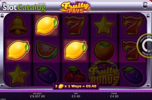 Οθόνη5. Fruity Pays Κουλοχέρης