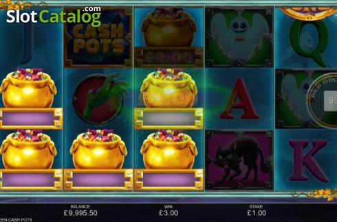 Οθόνη3. Halloween Cash Pots Κουλοχέρης