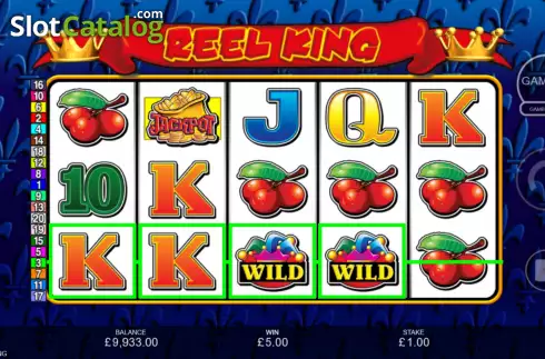 Οθόνη7. Reel King (Inspired Gaming) Κουλοχέρης