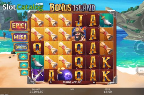 Οθόνη5. Bonus Island Κουλοχέρης