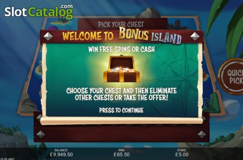 Οθόνη6. Bonus Island Κουλοχέρης