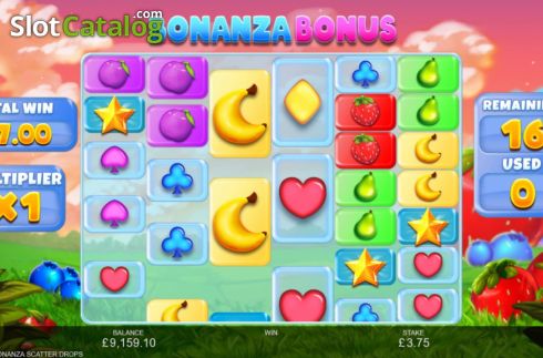 Οθόνη7. Fruity Bonanza Scatter Drops Κουλοχέρης